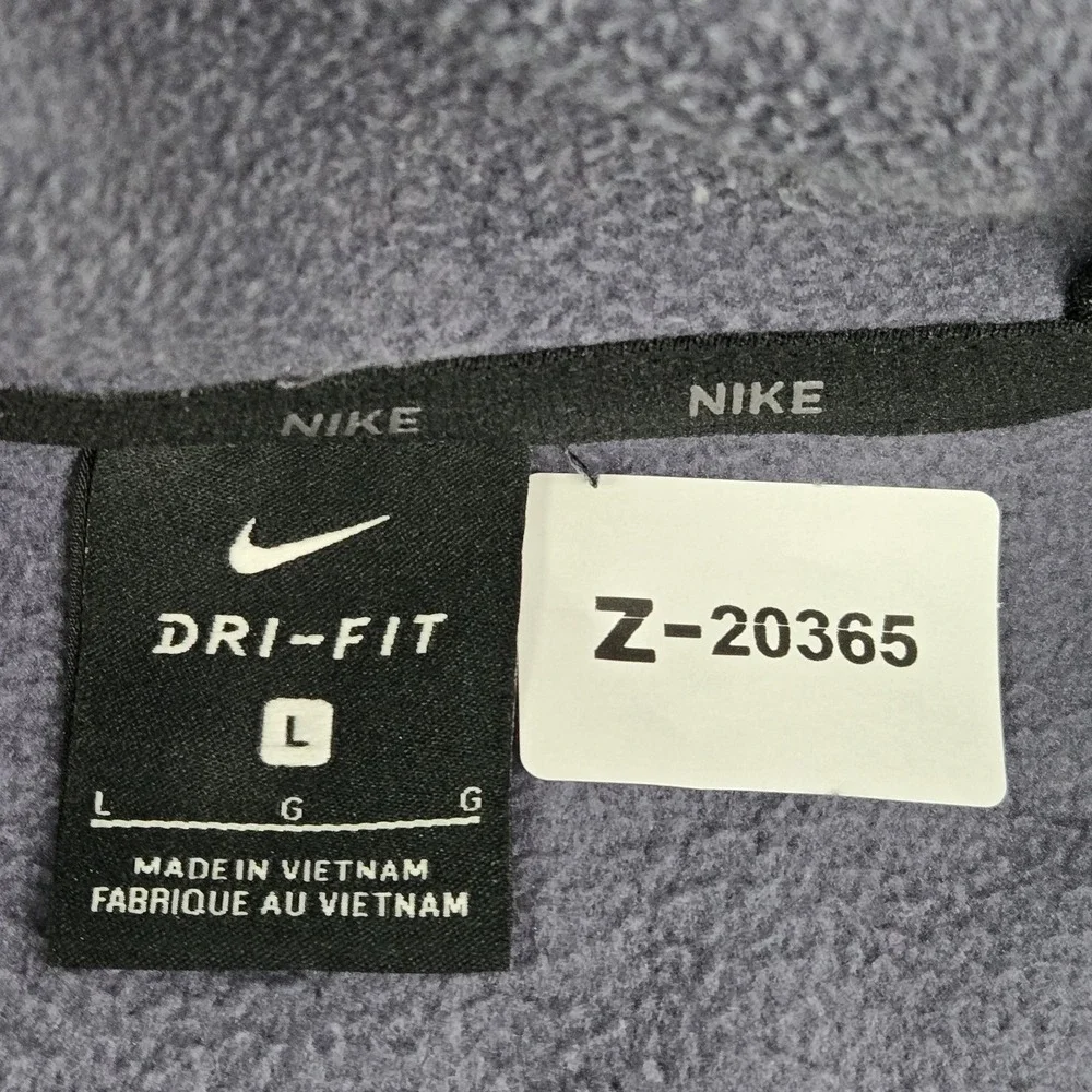 Nike Men Hoodie L Gray Big Center Swoosh Camo Raglan Long Sleeve‎ Pullover